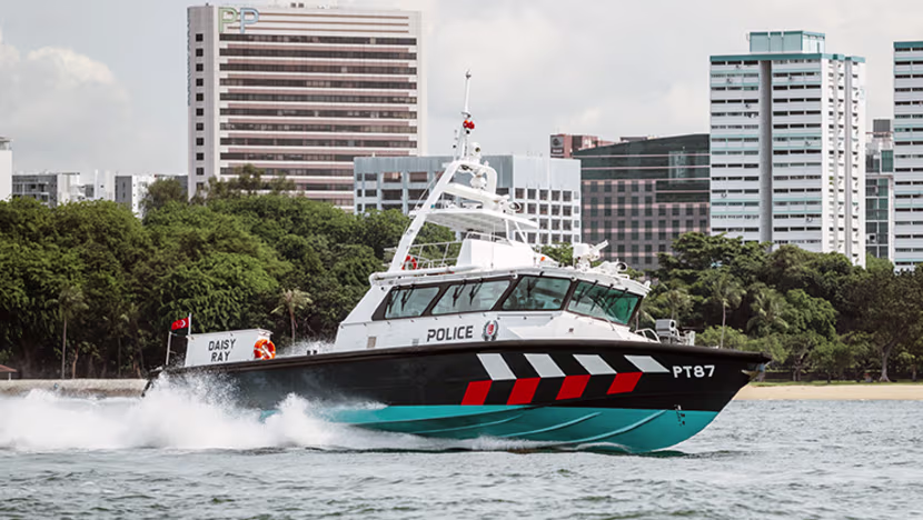 A file photo of a Police Coast Guard patrol craft. (Photo: Singapore Police Force)